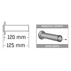 Manopole XM2 bicolore