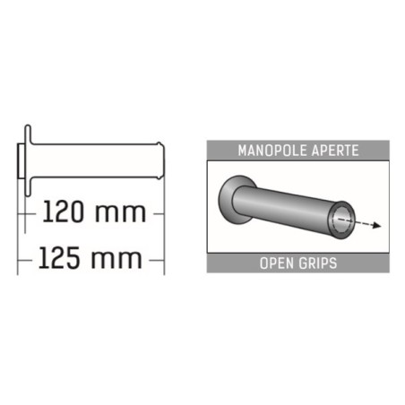 Manopole XM2 bicolore