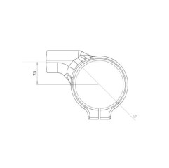 Semimanubri Off-set 25