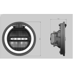 Faro Universale Led Puig - 3